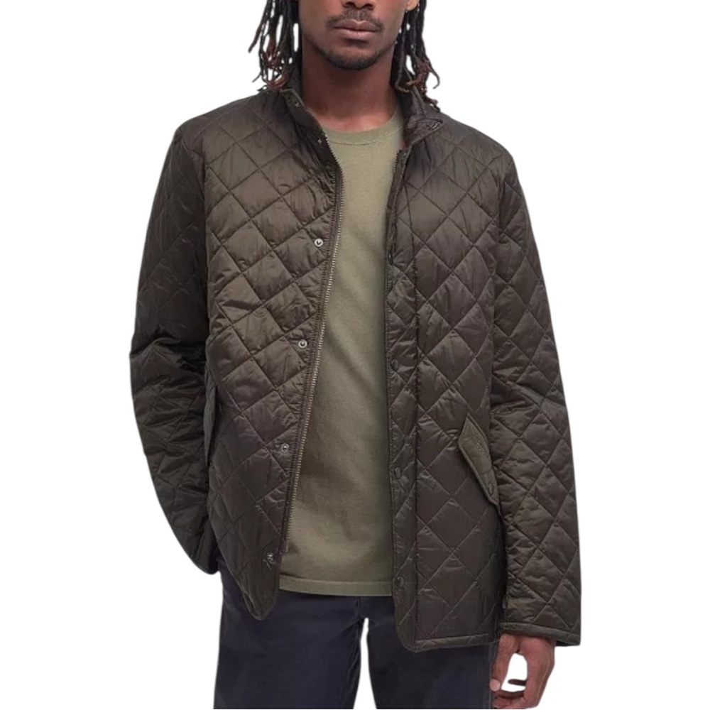 Barbour Quilted Olive Green Jacket